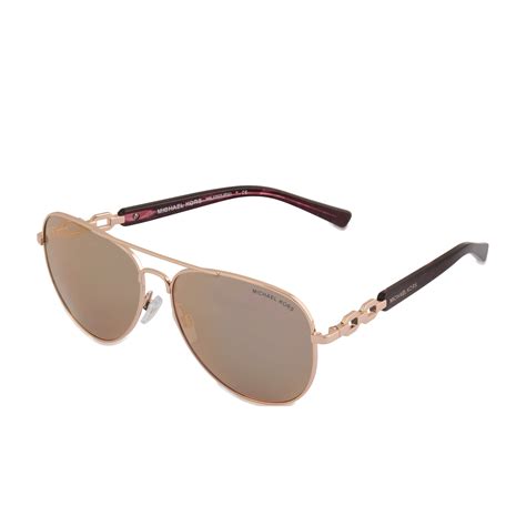 michael kors rose gold rectangle lens glass frames|Michael Kors sunglasses chelsea gold.